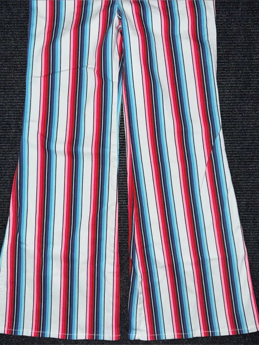 Wrangler NWT High Rise Multicolored Striped Flare Jeans Sz 30 x 32 Retro Western - Picture 5 of 9